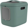 Rotho mypet litter box biala xl 62x50x58 cm - cat toilet - green