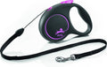 Flexi black design - retractable leash dog leash cord - s - 5 m - <12kg