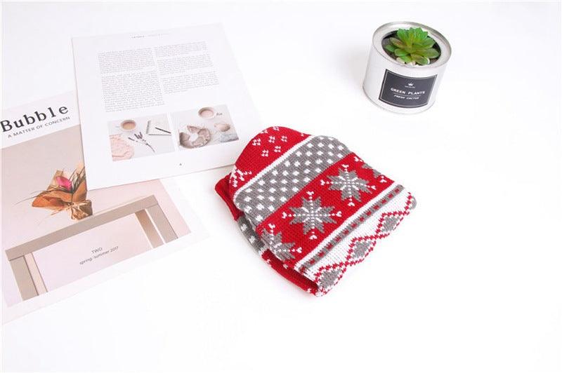 Festive Reindeer Print Christmas Dog Sweater