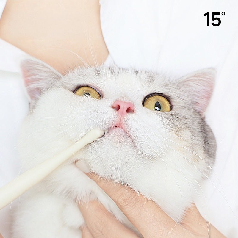 Small 7-Head Soft Bristle Pet Toothbrush for Cats & Small Dogs