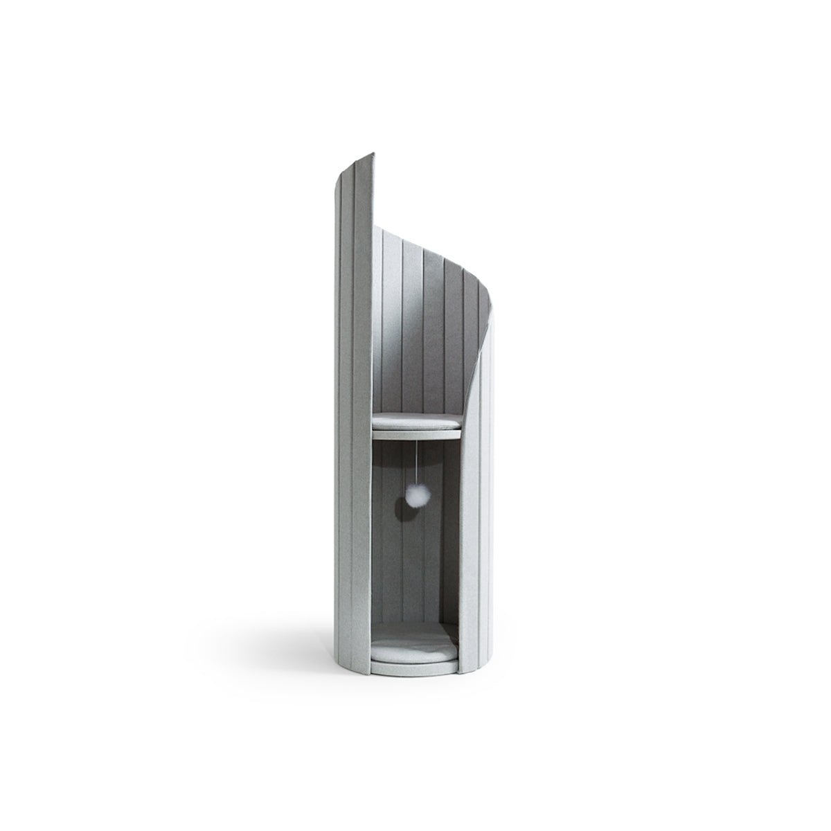Time Tower Modern Cat Tree Condo – Space Saving Vertical Cat Tower